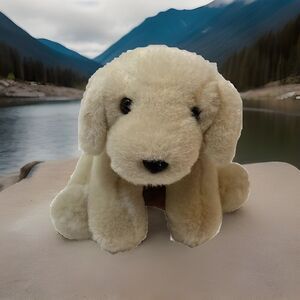 Russ Berrie Plush Dog Tucker 5” Stuffed Animal Puppy Vtg Stuffed Animal Lab